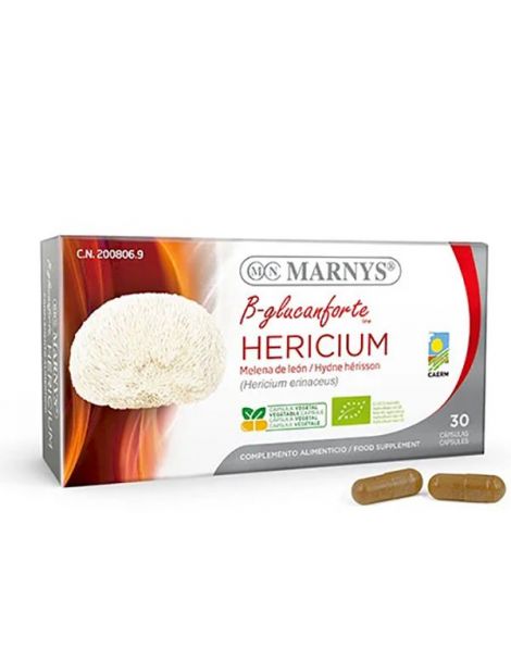 Hericium Melena de León Bio Marnys - 30 cápsulas