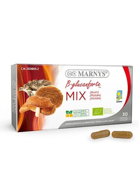 Mix Shiitake, Reishi y Maitake Bio Marnys - 30 cápsulas