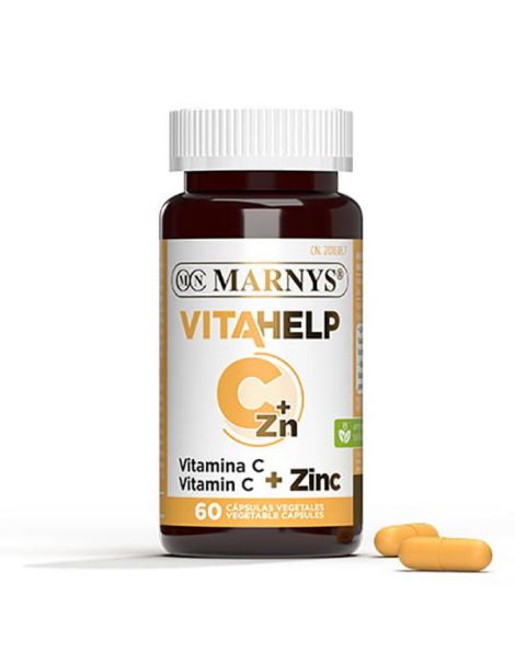 Vitahelp Vitamina C + Zinc Marnys - 60 cápsulas