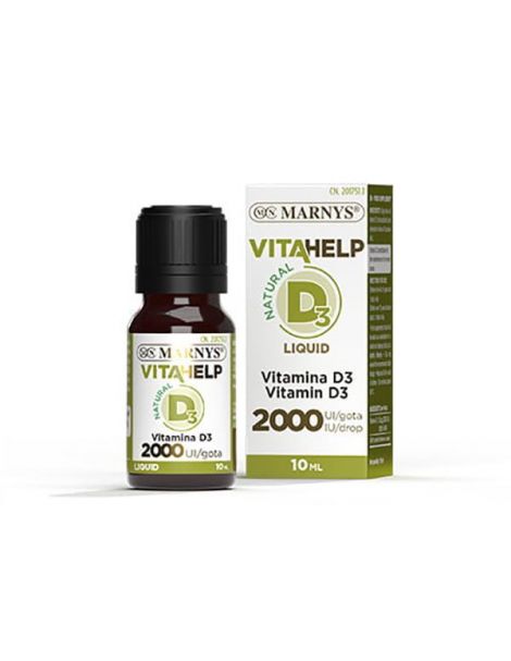 Vitahelp Vitamina D 2000UI Líquida Marnys - 10 ml.