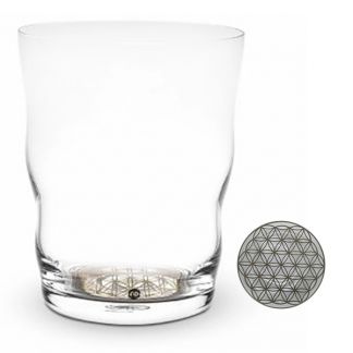 Vaso Jasmina Vitalizador Flor de la Vida Platino Nature's Design