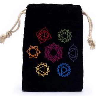 Bolsa de Terciopelo Siete Chakras