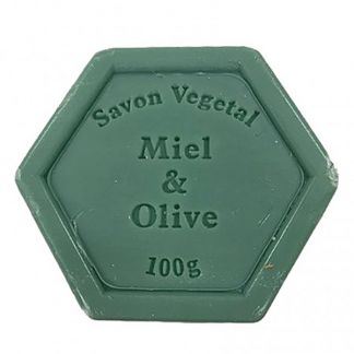 Jabón Hexagonal con Miel y Aceite de Oliva Castillo de Peñalver - 100 gramos