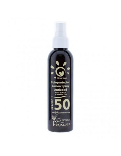 Loción Antiedad Fotoprotectora FPS 50 Castillo de Peñalver - spray 150 ml.