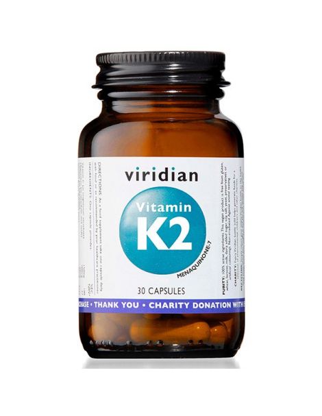 Vitamina K2 Viridian - 30 cápsulas