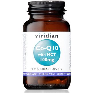 Coenzima Q10 con MCT 100 mg. Viridian - 30 cápsulas