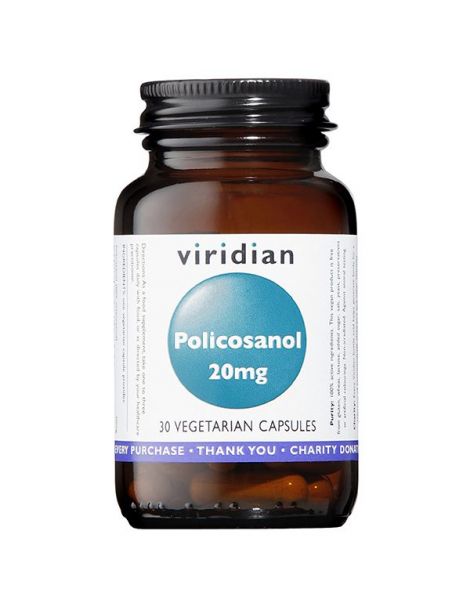 Policosanol 20 mg. Viridian - 30 cápsulas