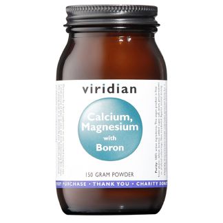 Calcio, Magnesio, Boro y Vitamina C Viridian - 150 gramos