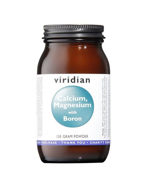 Calcio, Magnesio, Boro y Vitamina C Viridian - 150 gramos
