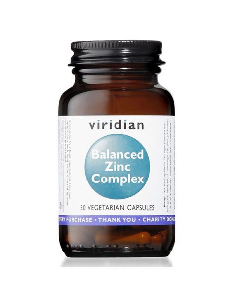 Balanced Zinc Complex Viridian - 30 cápsulas