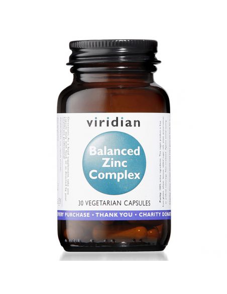 Balanced Zinc Complex Viridian - 30 cápsulas