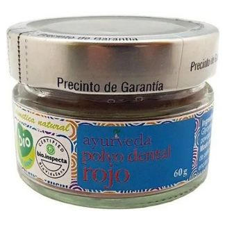 Polvo Dental Rojo Ayurveda Auténtico - 60 gramos