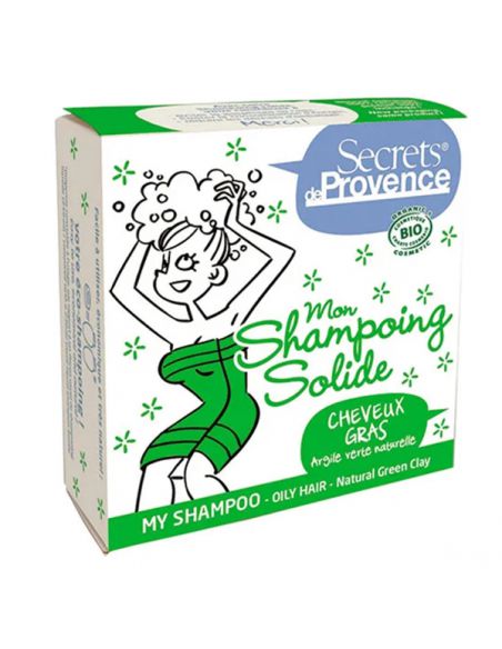Champú Sólido Cabello Graso Secrets de Provence - 85 gramos