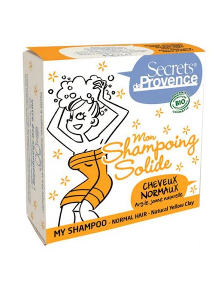 Champú Sólido Cabello Normal Secrets de Provence - 85 gramos