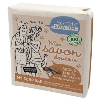 Jabón de Arcilla Roja Secrets de Provence - 100 gramos
