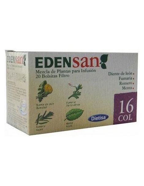 Edensan 16 Colesterol Dietisa - 20 bolsitas