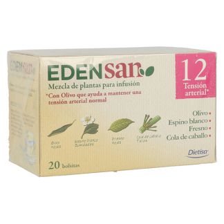 Edensan 12 Tensión Arterial Dietisa - 20 bolsitas
