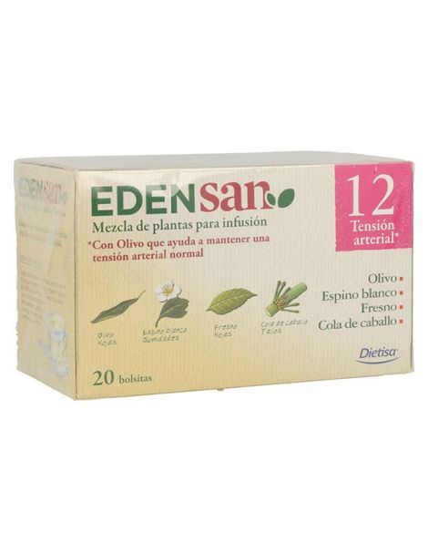 Edensan 12 Tensión Arterial Dietisa - 20 bolsitas