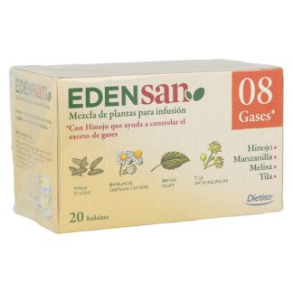 Edensan 08 BEB Gases Dietisa - 20 bolsitas