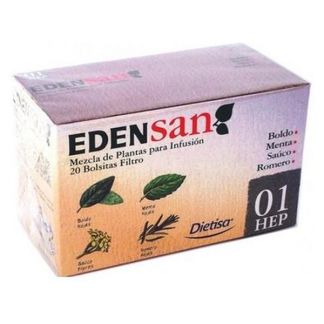 Edensan 01 Hepático Dietisa - 20 bolsitas