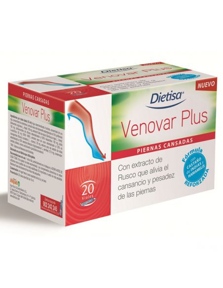 Venovar Plus Dietisa - 20 viales