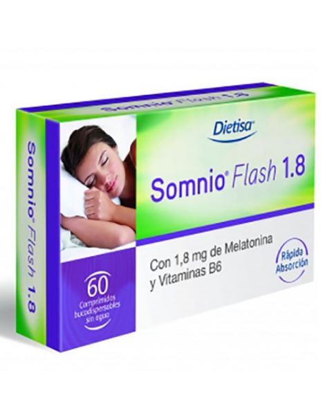 Somnio Flash 1.8 (Melatonina) Dietisa - 60 comprimidos