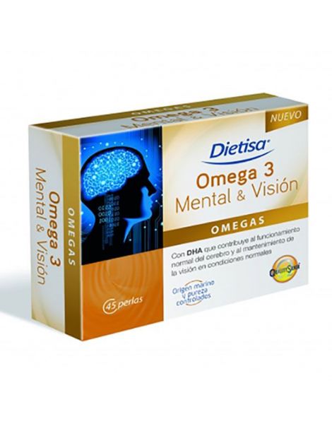 Omega 3 Mental y Visión Dietisa - 45 perlas