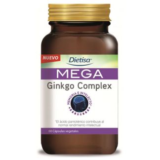 Mega Ginkgo Complex Dietisa - 60 cápsulas