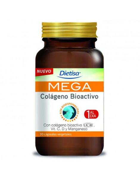 Mega Colágeno Bioactivo Dietisa - 30 cápsulas