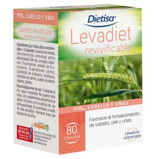 Levadiet Revivificable Dietisa - 80 comprimidos