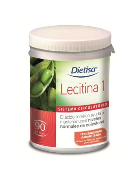 Lecitina 1 Dietisa - 90 perlas