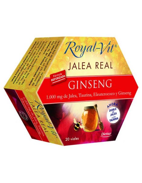 Jalea Real Royal Vit Ginseng Dietisa - 20 viales
