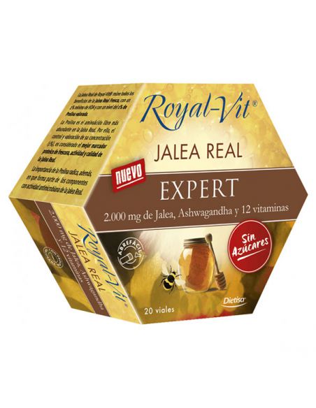 Jalea Real Royal Vit Expert sin Azúcar Dietisa - 20 viales