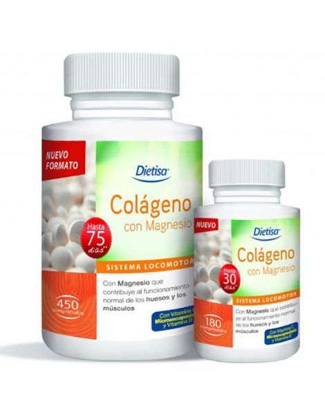 Colágeno con Magnesio Dietisa - 450 comprimidos