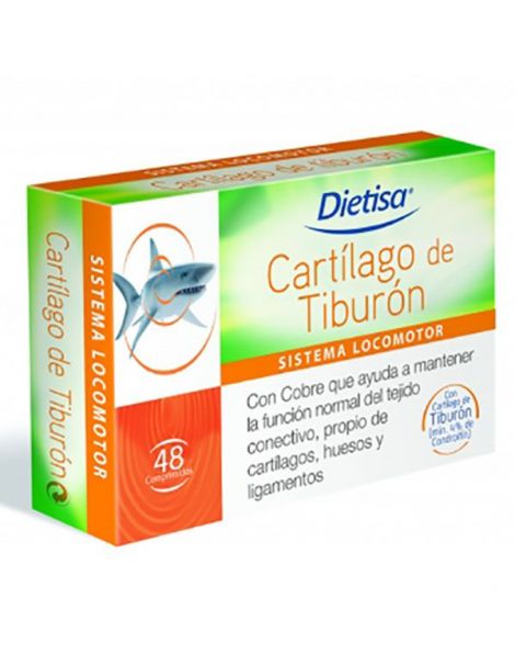 Cartílago de Tiburón Dietisa - 48 comprimidos