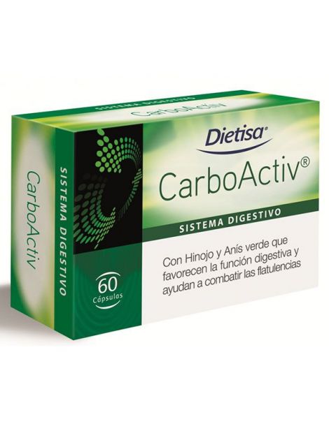 Carboactiv Dietisa - 60 cápsulas