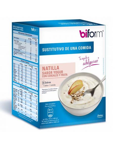 Biform Crema de Yogur Dietisa - 6 sobres