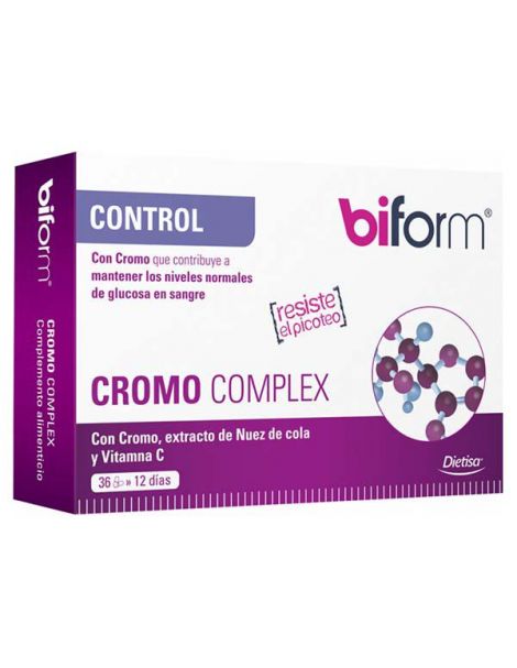 Biform Control Cromo Complex Dietisa - 36 cápsulas