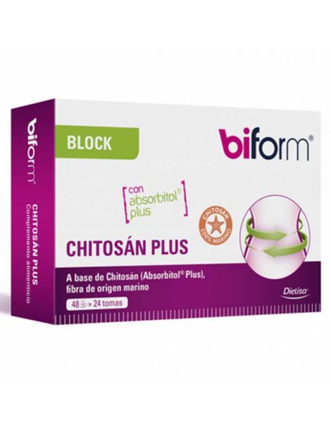 Biform Chitosán Plus Dietisa - 48 cápsulas