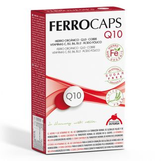 Ferrocaps Q10 Intersa - 60 cápsulas