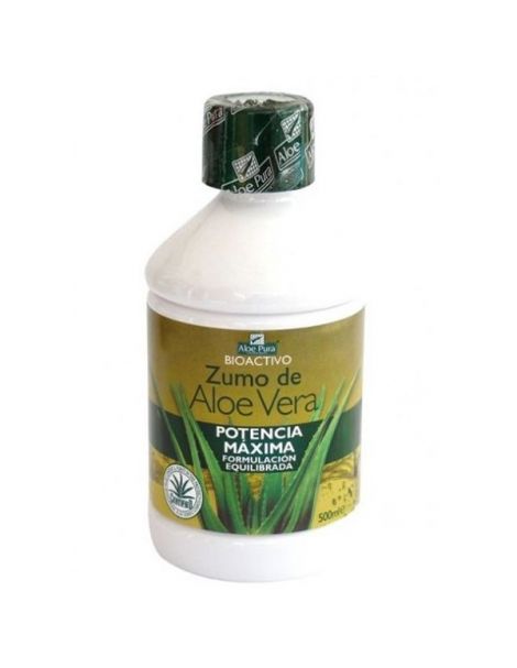 Zumo de Aloe Vera Potencia Máxima Optima - 500 ml.