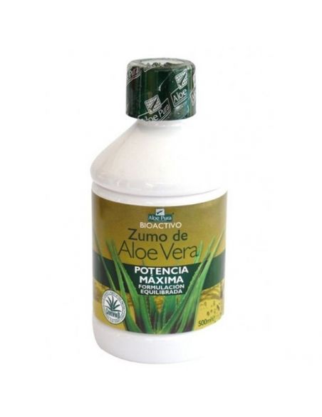 Zumo de Aloe Vera Potencia Máxima Optima - 500 ml.
