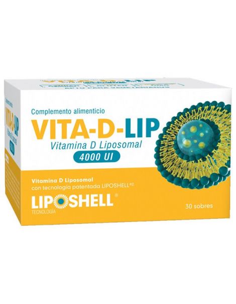 Vita-D-Lip Vitamina D Liposomal 4000 UI Liposhell - 30 sobres