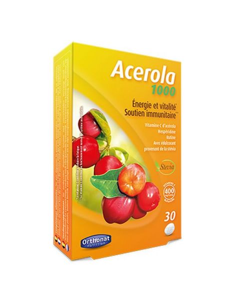 Acerola 1000 Orthonat - 30 comprimidos