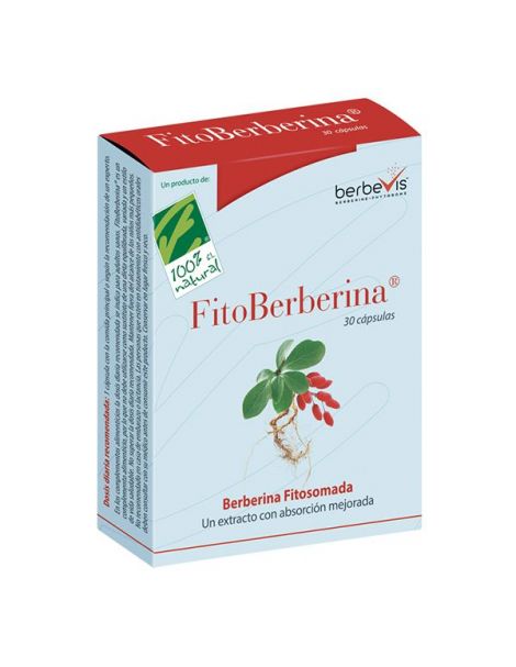 FitoBerberina Cien por Cien Natural - 30 cápsulas