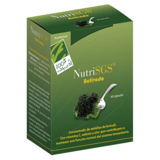 NutriSGS Activado Forte Cien por Cien Natural - 60 cápsulas