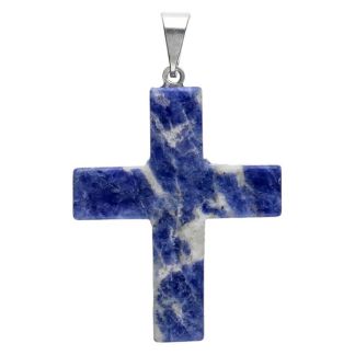 Colgante Cruz Sodalita