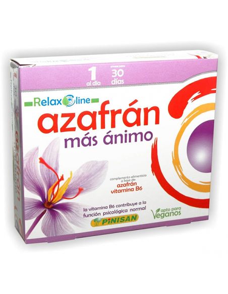 Azafrán Más Ánimo Pinisan - 30 cápsulas
