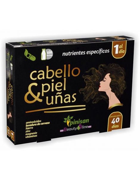 Cabello, Piel y Uñas Pinisan - 40 cápsulas