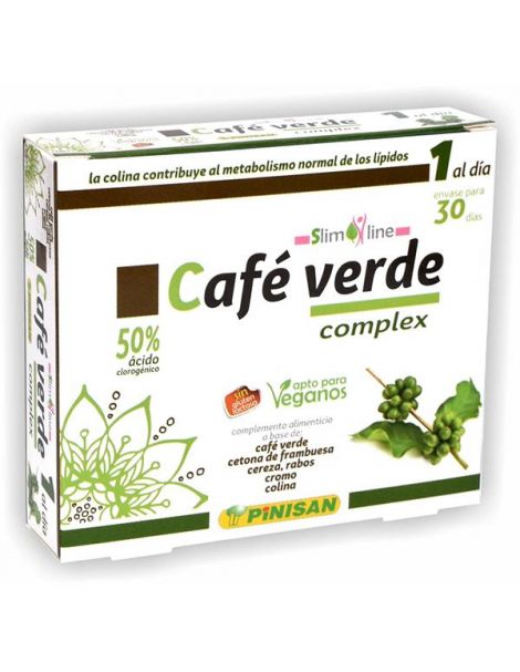 Café Verde Complex Pinisan - 30 cápsulas